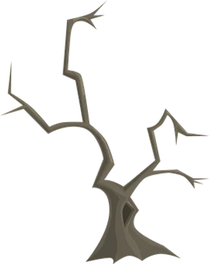 Silhouetteof Bare Tree Branches