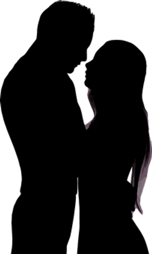 Silhouetteof Couplein Darkness