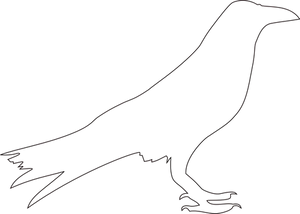 Silhouetteof Crow