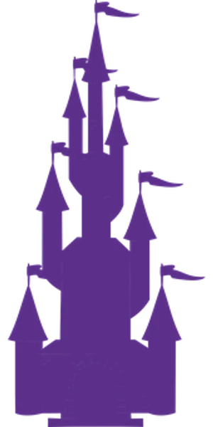 Silhouetteof Fantasy Castle