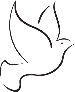 Silhouetteof Flying Bird