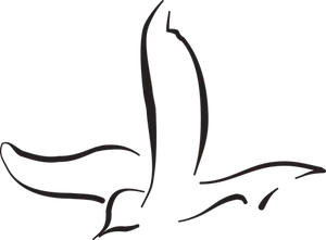 Silhouetteof Flying Bird