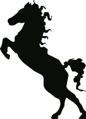 Silhouetteof Galloping Horse