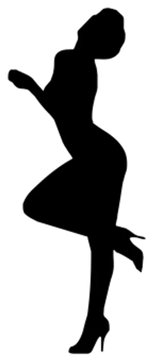 Silhouetteof Girl Dancing