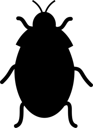 Silhouetteof Insect PNG image