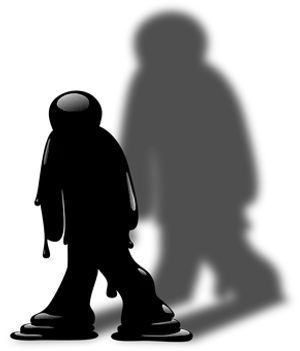 Silhouetteof Manin Darkness
