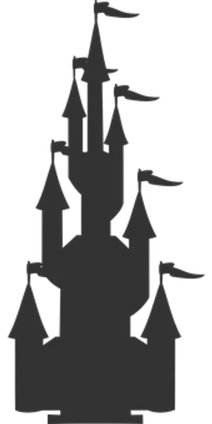 Silhouetteof Medieval Castle