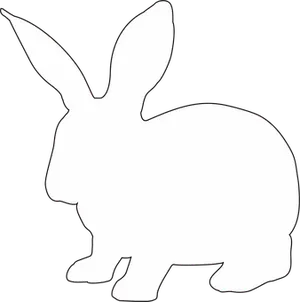 Silhouetteof Rabbit