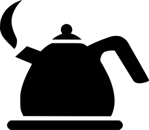 Silhouetteof Teapot PNG