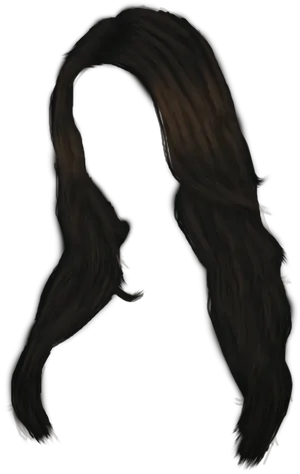 Silhouettewith Long Hair