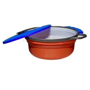 Silicone Collapsible Cooking Pot PNG Icv