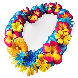 Silk Hawaiian Lei PNG Bfe80