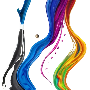 Silk Paint Flow PNG Hbj48