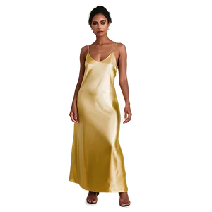 Silk Slip Dress PNG Gwo35