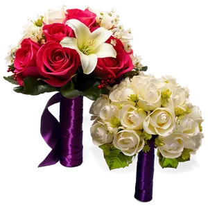 Silk Wedding Bouquets PNG Jsf6 PNG
