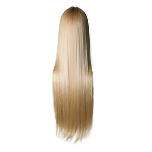 Silky Blond Hair PNG Hga89