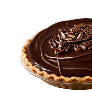 Silky Chocolate Ganache Pie PNG Wfy85