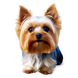 Silky Coated Yorkie Png 06242024 PNG image