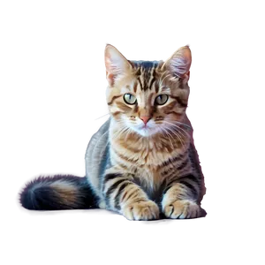 Silky Fur Cat Png 06242024 PNG image