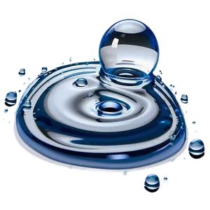 Silky Water Drop Surface Png 05242024 PNG image