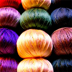 Silky Yarn Ball PNG Whi91 PNG