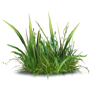 Silly Cartoon Grass PNG Nhh57 PNG