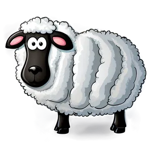 Silly Cartoon Sheep Png 06272024 PNG image