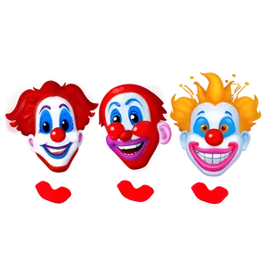 Silly Clown Emoticon PNG 05232024