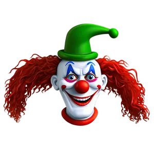 Silly Clown Face Cartoon PNG Ksv9 PNG