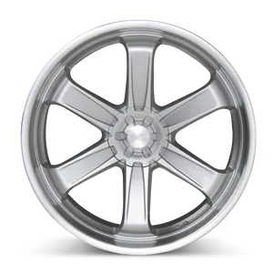 Silver Alloy Car Wheel PNG image