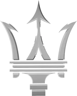 Silver Automotive Emblem Logo PNG image