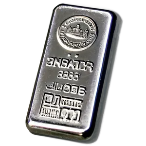 Silver Bar With Serial Number Png 98 PNG image