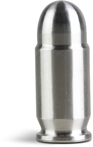 Silver Bullet Isolatedon Black PNG image