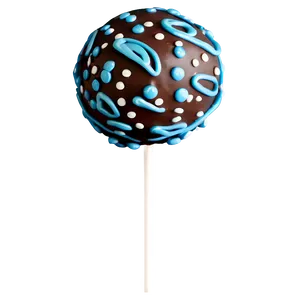Silver Cake Pop PNG 06212024
