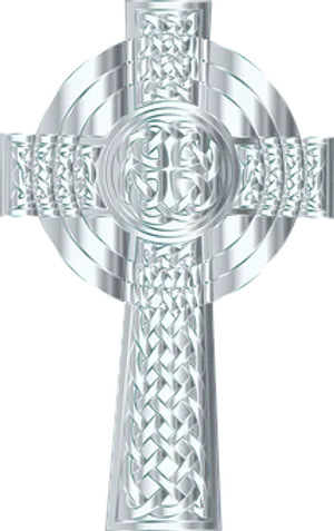 Silver Celtic Cross Design