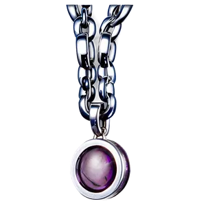 Silver Chain Necklace Png Ljm PNG image