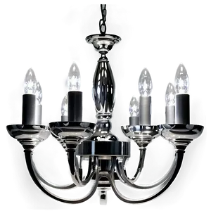 Silver Chandelier Png 10 PNG image