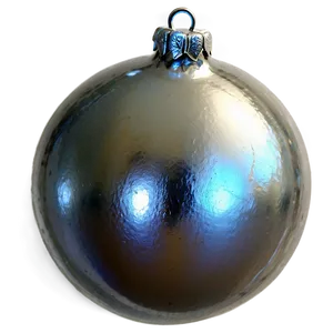 Silver Christmas Ornaments PNG Rkg