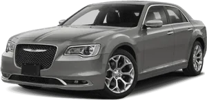 Silver Chrysler300 Sedan PNG image