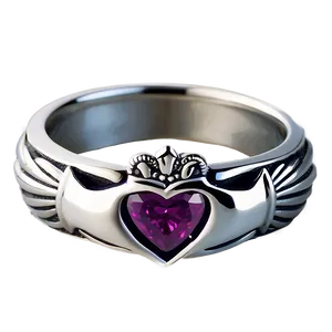 Silver Claddagh Ring PNG Nok5 PNG