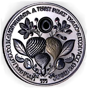 Silver Coin A PNG image