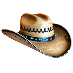 Silver Cowgirl Hat PNG Wsh