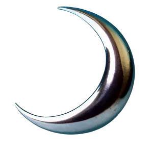 Silver Crescent Symbol Png Wjt98 PNG image