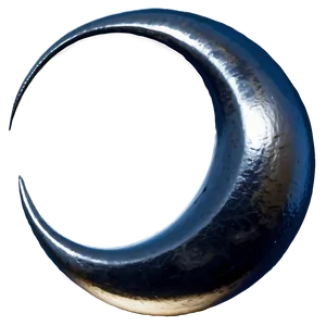 Silver Crescent Symbol PNG Wnw28