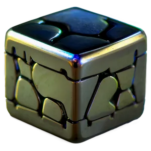 Silver Cube PNG Lpk