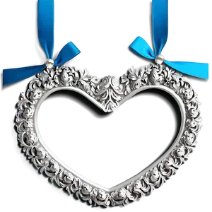 Silver Cute Frame PNG 06262024 PNG