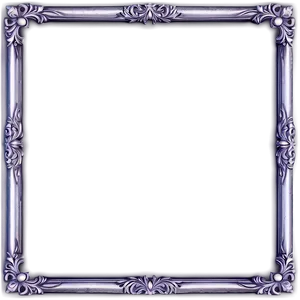 Silver Cute Frame PNG Gxr46 PNG