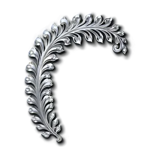 Silver Decorative Line PNG Flt14 PNG