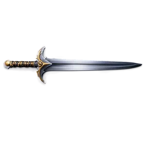 Silver Excalibur Sword Png 06292024 PNG image