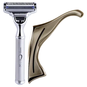 Silver Finish Razor PNG 06202024
